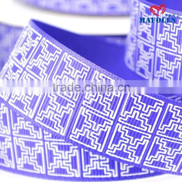 Ribbons Factory in China Cheap Black Printing Checks Grosgrain Ribbon Imported photo-5