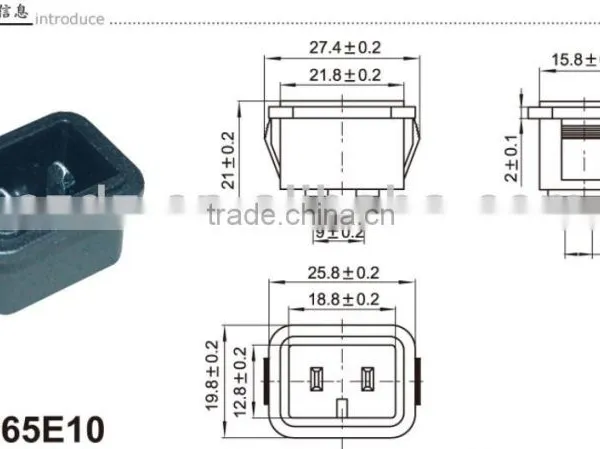 Power Plug Socket AS-15B,DC Male Connector,DC Plug Female Connector photo-5