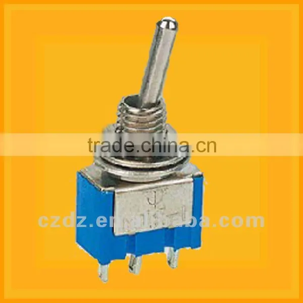 Mini Toggle Switch,tpdt Double Throw Middle Stop Screw Toggle Switch photo-5