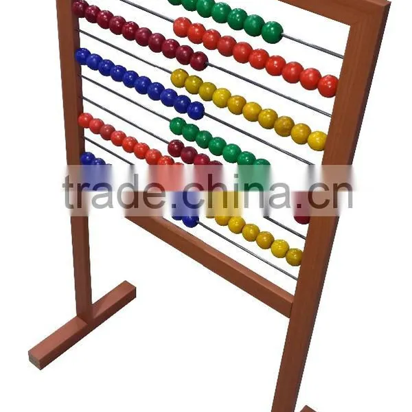 ABACUS WITH WOODEN LEGS