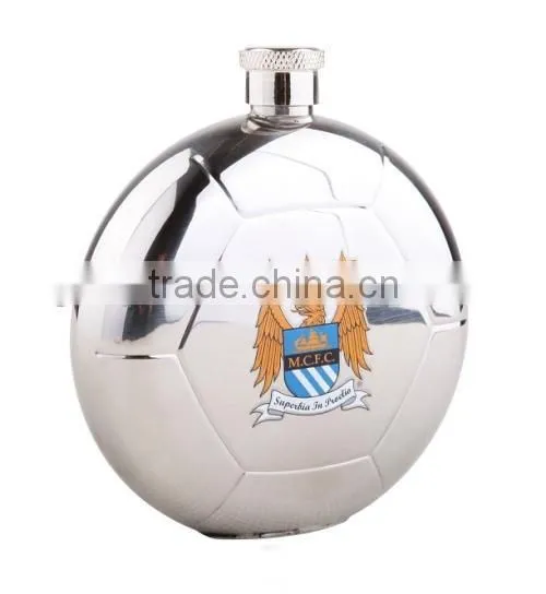 5oz Round Metal Stainless Steel Hip Flask