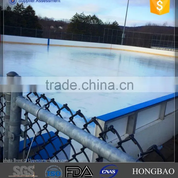 White 15mm Plastic Sheet Hdpe Synthetic Ice Rink for Roller Skating Ground and Barrier photo-2