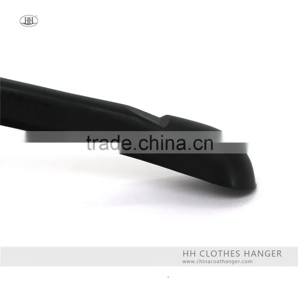 15.5" Plastic Coat Suit Hanger With Logo Printing and Squre Hook for Garment photo-5