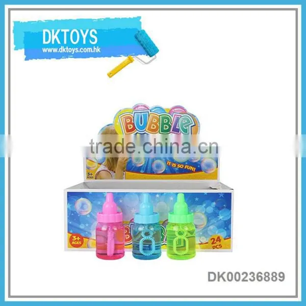 Bubble Game Toys Feeding Bottle Shape 3 Color 24 Pcs