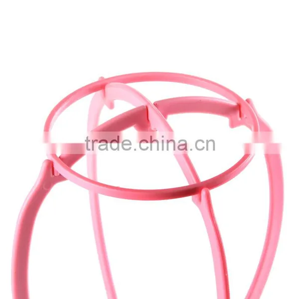 Factory Price Multi Colors Wig Display Stand, Cheap Plastic Wig Stand photo-5