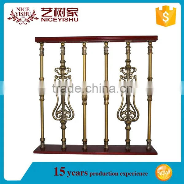 Ornamental Wrought Iron Stair Railing / Decorative Wrought Iron Handrails Supplier photo-4