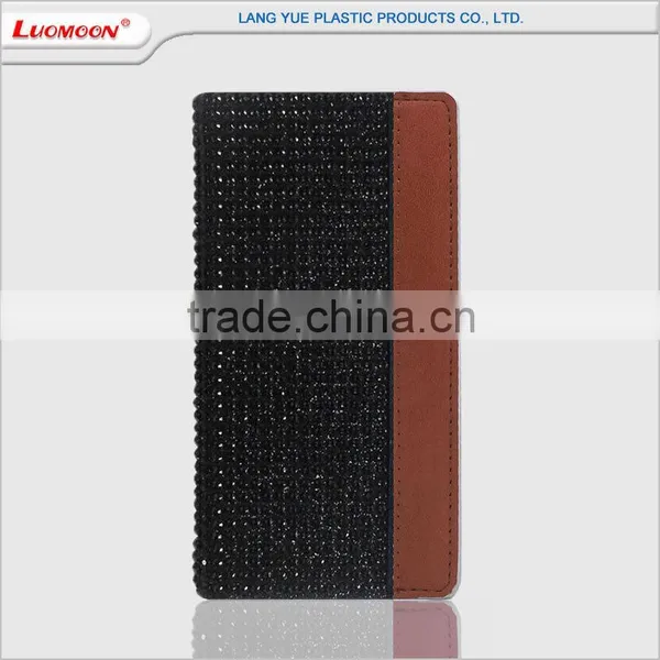 Contrast Color Diamond Studded Cell Phone Bumper and Cover Case for Huawei p8 Lite photo-2