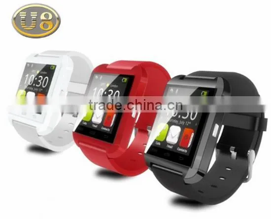 Bluetooth Smart Watch U8 Smartwatch U Watch For IOS IPhone Samsung Sony Huawei Xiaomi Android Phones Good as GT08 DZ09
