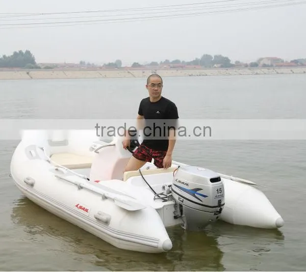 SAIL Rib Boat RIB390C With 15HP Outboards E-start