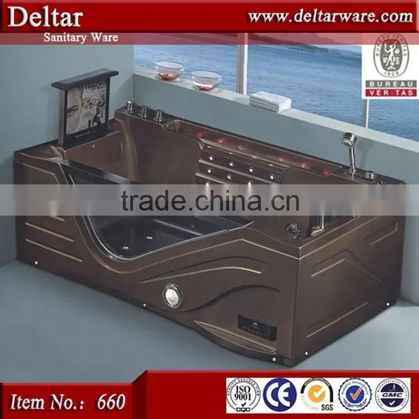 Sanitary Ware Bathtub Price, Claw Foot Coffee Color Bathtub Indoor Bath Tub, Acylic Royal Bathtub photo-5
