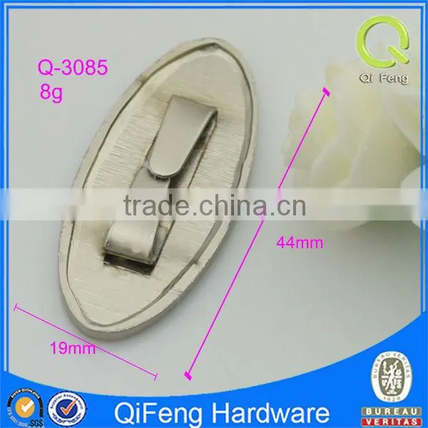 Q-3085 Buckle for Handbag Engraved Chinese Oval Shape Plate photo-3