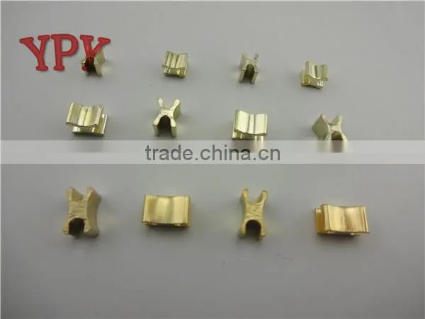 Zipper Brass Metal H Type Bottom Stop and U Type Top Stop photo-4