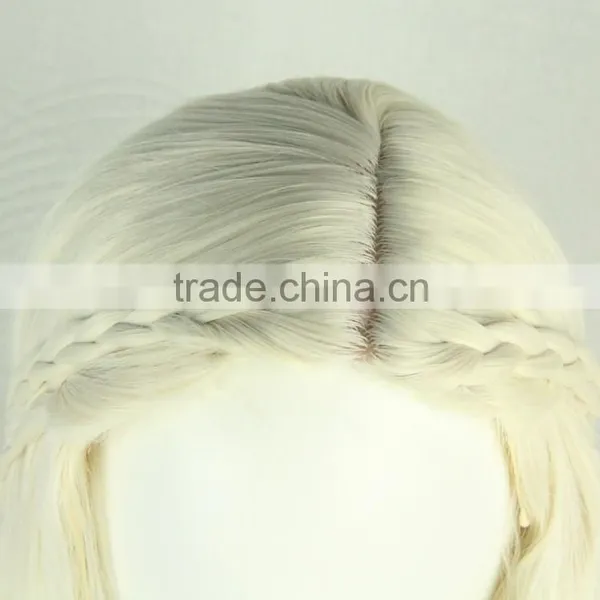 Vogue Women Curly Wavy Daenerys Targaryen Cosplay Party Long Wig Synthetic Hair photo-2