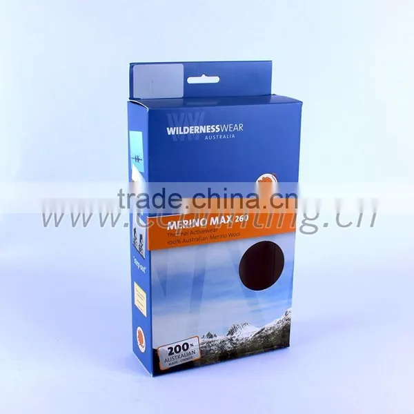 Mens Paper Underwear Packing Gift Box With Hole photo-4