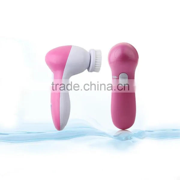 Skin Care Beauty Facial Brush Massager Scrubber 5 in 1 Electric Face Clean Brush photo-2