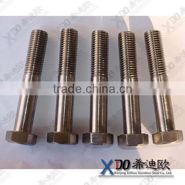 Alloy X- 750 / GH 4145 Alloy718 / GH4169 Stainless Steel Fasteners Hex Bolt photo-5