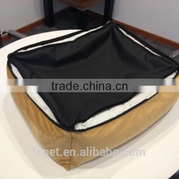 Private Label Pet Products Dog Bed Design Soft Cozy Luxury Pet Bedding photo-3