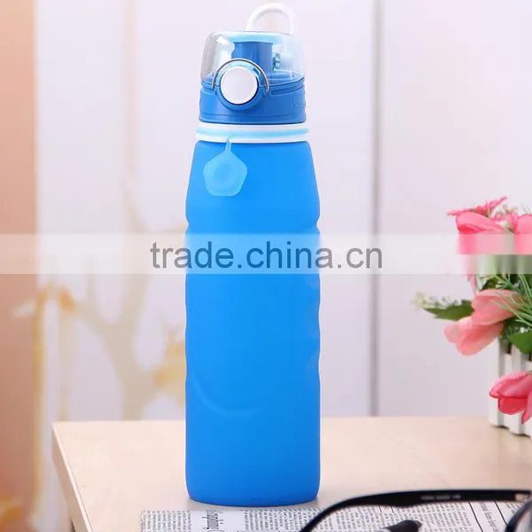 China Factory Marathon Running 1L Silicone Soft Squeeze Water Bottle photo-5