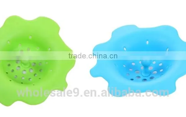 colorful kitchen silicone sink strainer