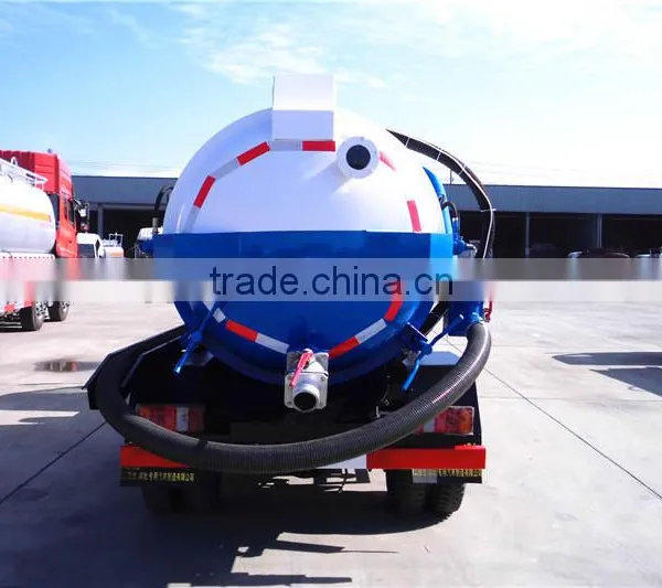 Famous Forland 3000l Vacuum Pump Suction Sewage Truck for Sucking Waste photo-4