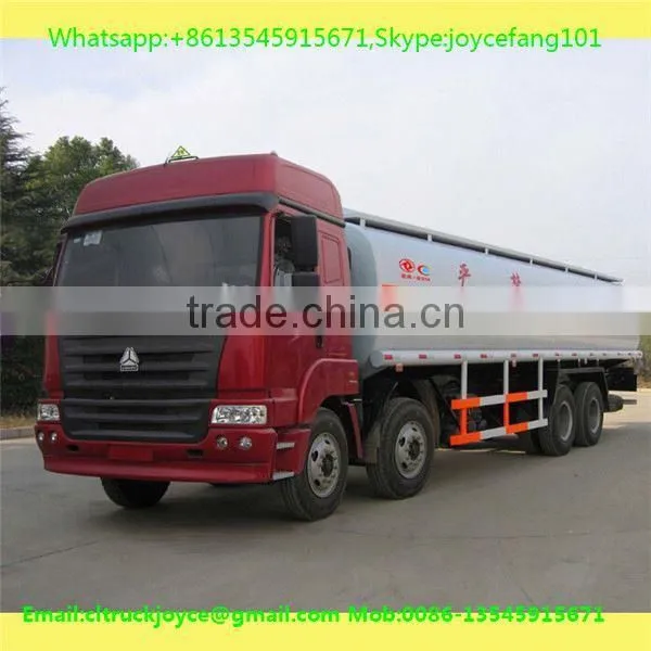 Howo Fuel Tank Truck Manufacture Truck Aluminum Fuel Tanks Fuel Tanker Truck Dimensions photo-2