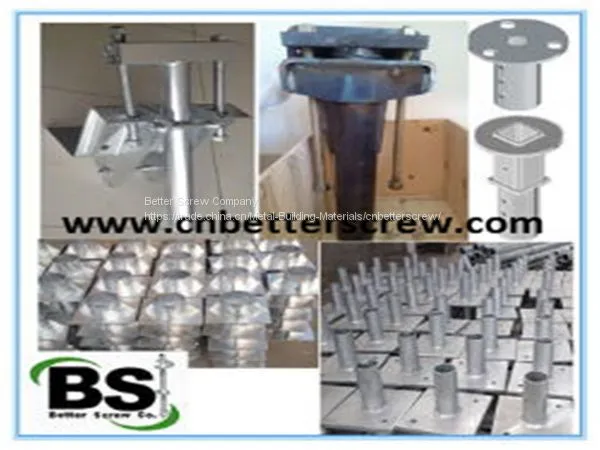 Helical Pile With Foundation Brackets and Pile Caps photo-3