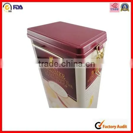 China Factory Custom Coffee With Hinge Tin Can photo-5