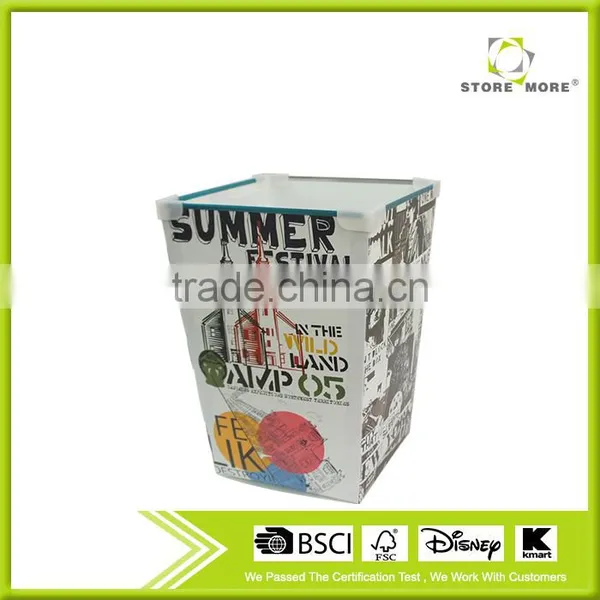Bed Room/Desk/Office DIY Square Plastic Trash Can photo-5