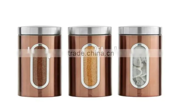 Brown Stainless Steel Kitchen Storage Jar photo-2