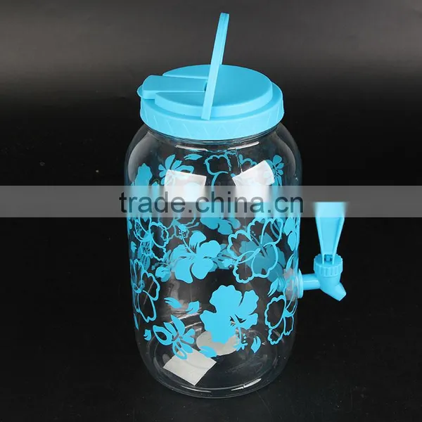 Practical Blue Patterns 1 + 4 Small Cup Plastic Kettle Suit photo-2