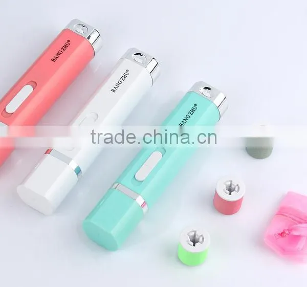 New Arrival Handheld Nail Care Equipment Battery Operate Electric Nail Grinder Polisher photo-2