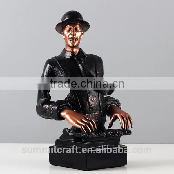 Mordern Art Decorative Resin Bust of Figurines Musicians photo-5