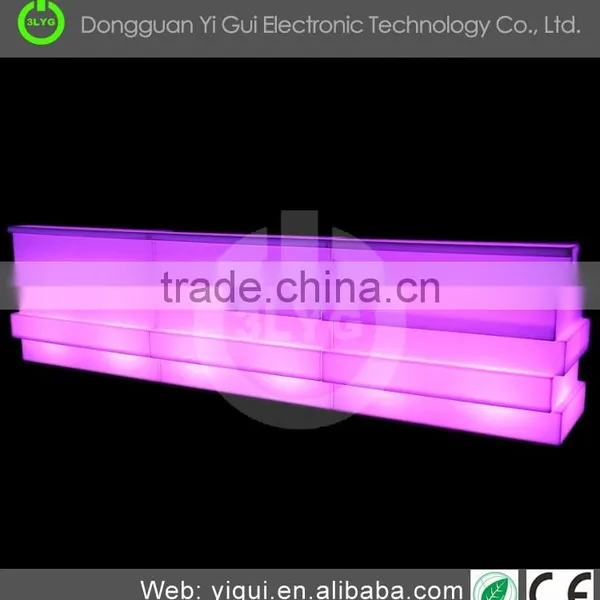 2017 Hot Sale PE Plastic Led Illuminated Furniture Table photo-2