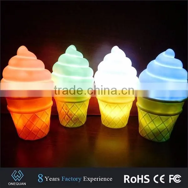 Hot Sale Decorative Ice Cream Cone LED Night Light for Corridor photo-2