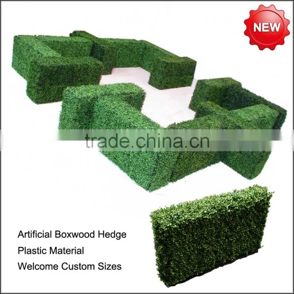 Indoor and Outdoor Artificial Boxwood Hedge photo-2