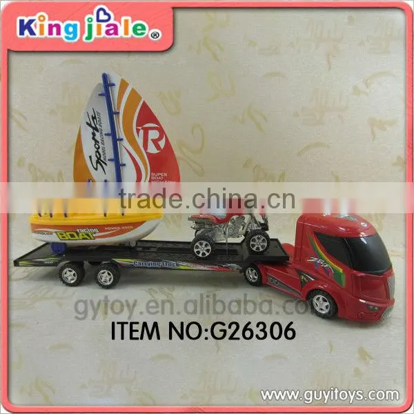 Plastic friction tow truck toy , big truck toys , heavy truck toys