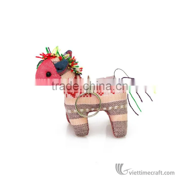 Handmade Vibrant Fabric Animal-shaped Keychain, Promotional Keychain, Souvenir Keychain photo-4