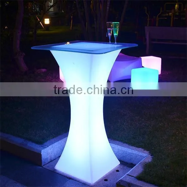 L Shaped LED Table, Illuminated Led Table With Color Changing photo-2