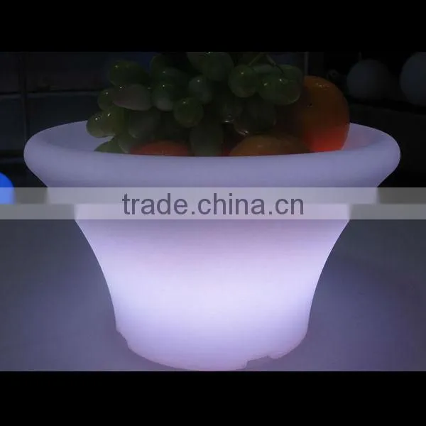 Modern Design LED Furniture, Led Plastic Flower Pot, Wedding Luminous Flower Pot photo-2