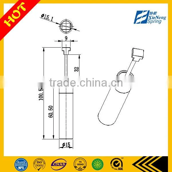 HCL-31 Stainless Automatic Rubbish Bin Spring photo-2