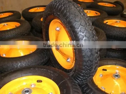 4.00-8 Inch Solid Lowest Price Garden Rubber Wheel for Wheelbarrow photo-4