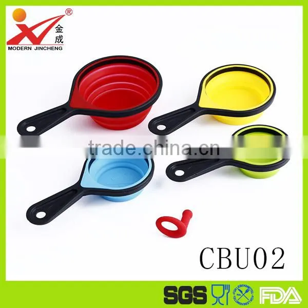 CBU02 4 PCS Silicone Measuring Spoons / Cheap Factory Price photo-2