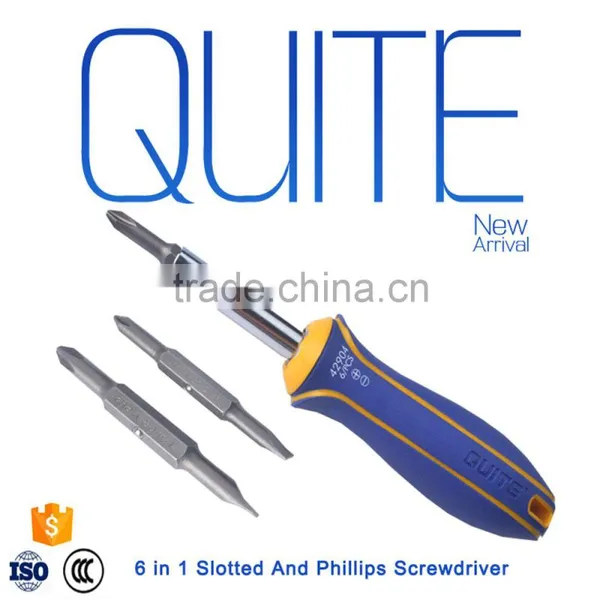 6 In 1Screwdriver Set Philips And Slotted Screwdriver with multifunction