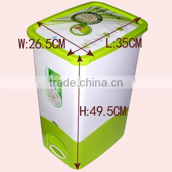 21KG Plastic Rice Storage Container Rice Dispenser photo-2