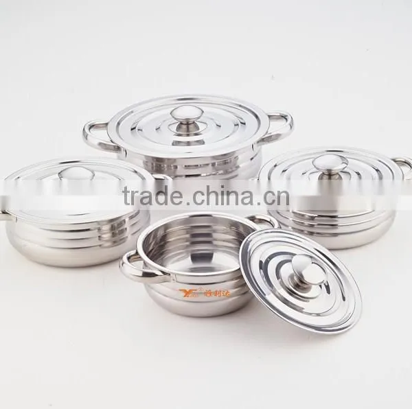 8pcs Stainless Steel Cookware Set/ Soup Pot Set With Stainless Steel Lids photo-5