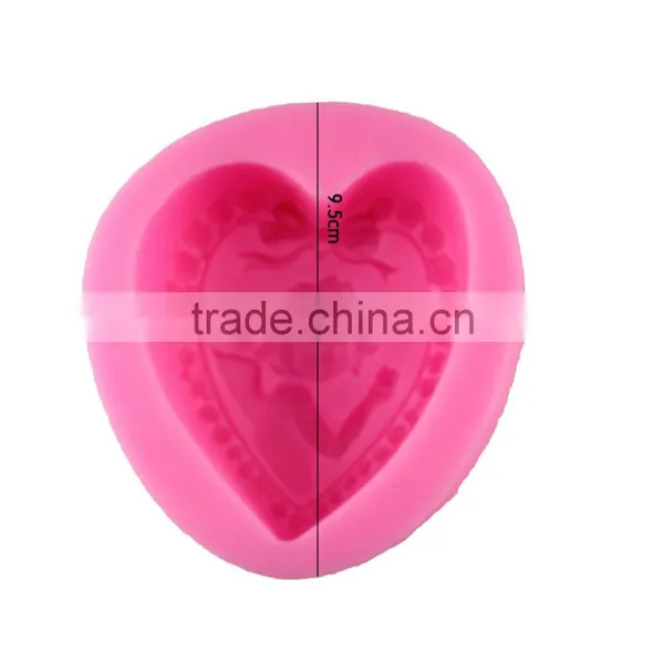 Hot Cake Baking Tool DIY Silicone Rubber Silicone Shaped Girl Soap Mold 1688 Agent photo-3
