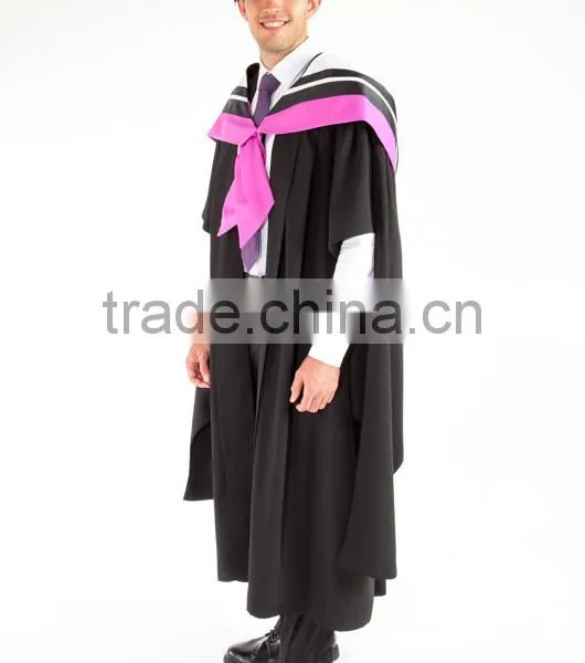 Customized Bachelor Gown University Graduation Gown for College photo-2