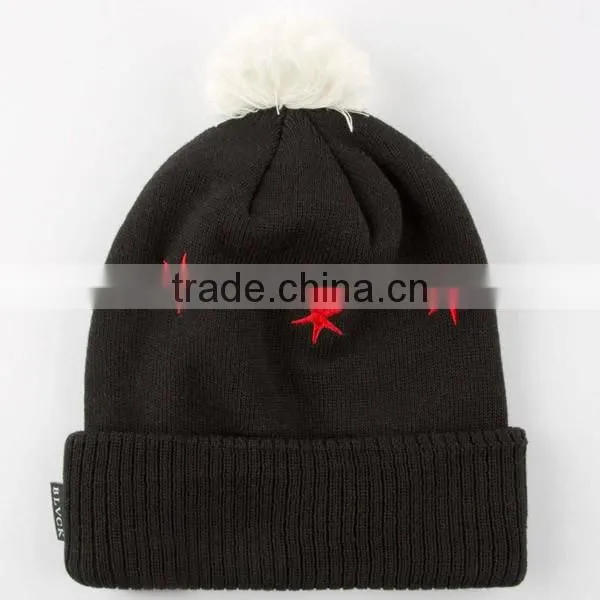 Custom Mens Embroidery 100% Acrylic Gorros Beanie photo-3