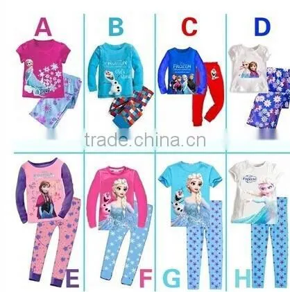 Wholesale Hot Sell Popular Kids Frozen Pajamas, Frozen Elsa Dress Wholesale photo-2