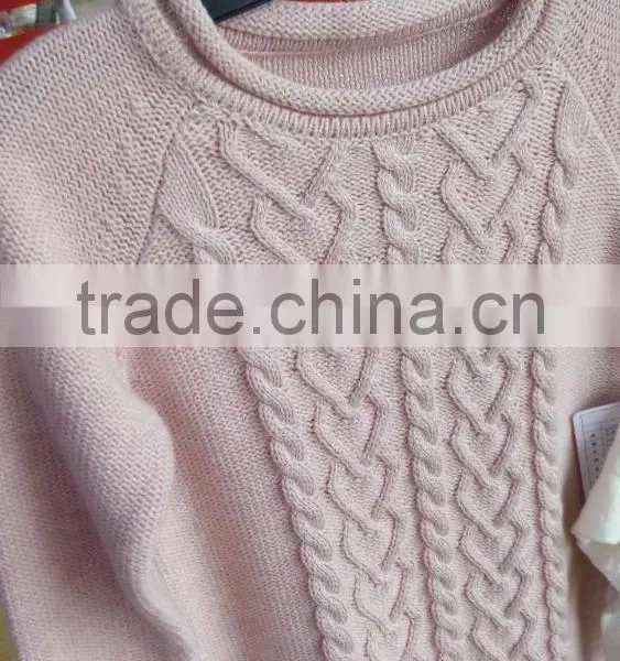 0-3years Kids Cable Knitted Sweater (KS1071) photo-2